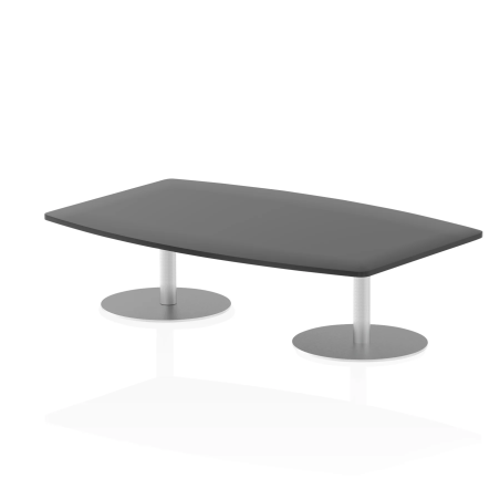 DY4 Flore Rectangular Table - High Gloss, Stainless Steel Base