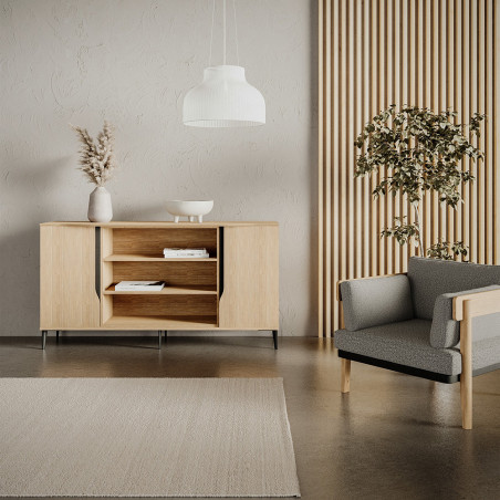 Solo Credenza – Versatile Preconfigured Units with MFMDF Finishes
