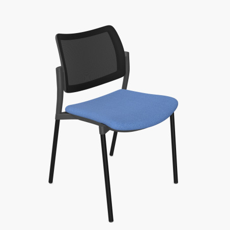 Sleek Wire Chair - Classic Breakout Chair with Mesh Back