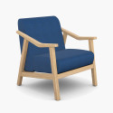 Stride Lounge Chair - Classic Design with Oak Frame & Comfy Padding