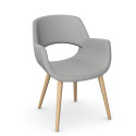 iD Pass Chair W – Contemporary Wooden Lounge Chair
