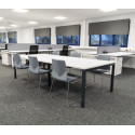 G5 C-Leg Boardroom Table - 25mm Top, Steel Legs in 4 Finishes