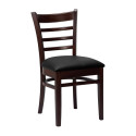 GT Valour Side Chair – Upholstered Comfort with Wenge Frame