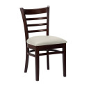 GT Valour Side Chair – Upholstered Comfort with Wenge Frame