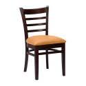 GT Valour Side Chair – Upholstered Comfort with Wenge Frame