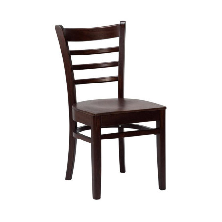 GT Valour Side Chair – Upholstered Comfort with Wenge Frame