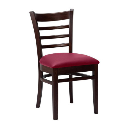 GT Valour Side Chair – Upholstered Comfort with Wenge Frame