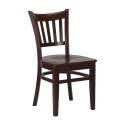 GT Nix Side Chair – Walnut Frame with Optional Upholstered Seat