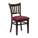 GT Nix Side Chair – Walnut Frame with Optional Upholstered Seat