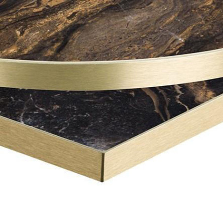 GT 25mm Marble Cap Laminate - Gold Trim