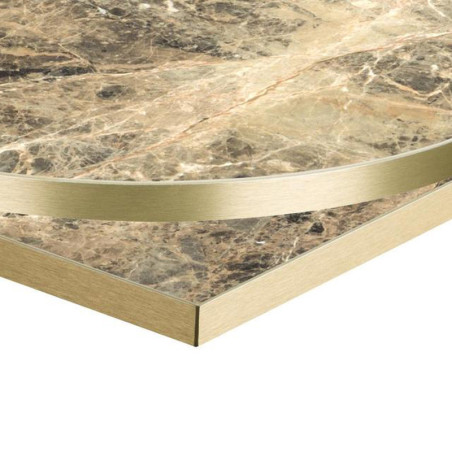 GT 25mm Breccia Paradiso Laminate - Gold Trim