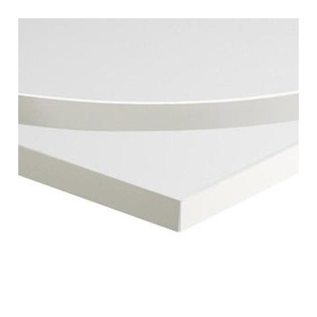 GT 25mm White Laminate Tabletop with Matching Trim