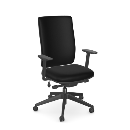 E1 Geo Chair - Sleek Upholstered Swivel Chair