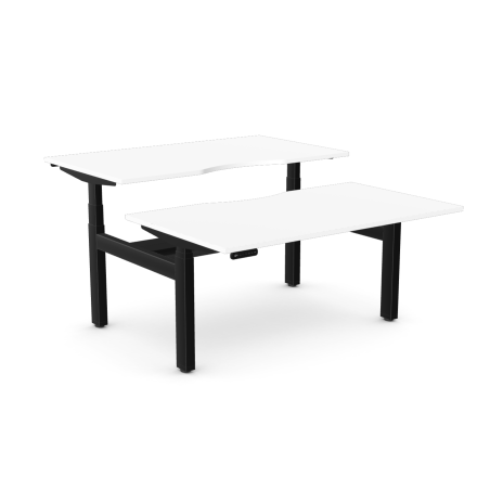 E1 Pale Sit/Stand Bench - Dual Height Adjustable, 25mm Desktop
