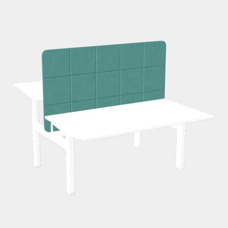 E1 Koa Pale Bench Screen - Enhance Privacy & Productivity