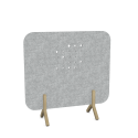 E1 Koa Freestanding Cutout Screen - Enhance Privacy & Productivity
