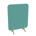E1 Koa Freestanding Straight Screen - Boost Privacy & Productivity