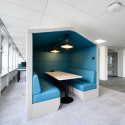 J.B Bari Booth - Comfortable Booth with Upholstered Walls