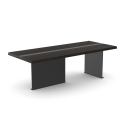 E1 Senor Meeting Table - 25mm Thick Desktop, Metal Legs