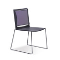 Carissimi Range - Stylish Stackable Chair with Mesh Backrest