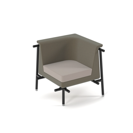 Addison Sofa Chair - Modular Design with Modern Steel Frame