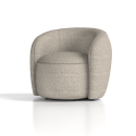 Phyllis Swivel Chair - Luxurious Cream Bouclé Elegance