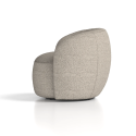 Phyllis Swivel Chair - Luxurious Cream Bouclé Elegance