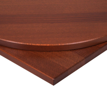 26mm Walnut Effect Solid Wood