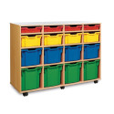 16 Tray Mobile Storage Unit