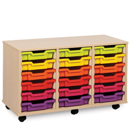 18 Shallow Deep Tray Storage Unit