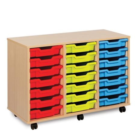 21 Shallow Deep Tray Storage Unit