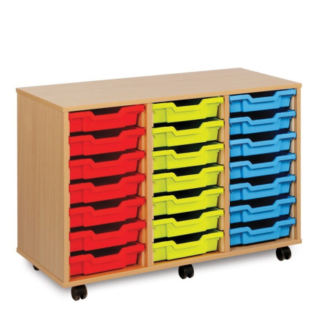 21 Shallow Tray Storage Unit
