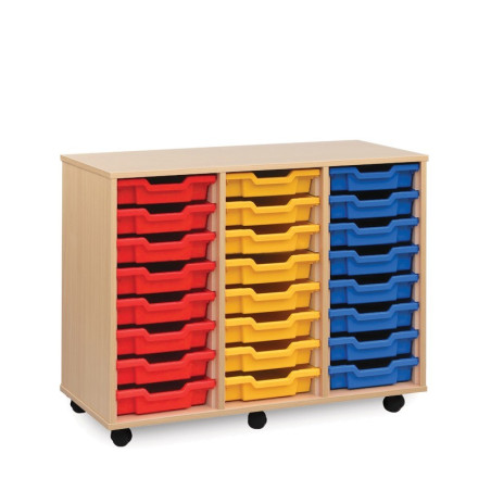 24 Shallow Deep Tray Storage Unit