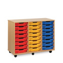 24 Shallow Tray Storage Unit