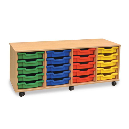 20 Shallow Tray Storage Unit