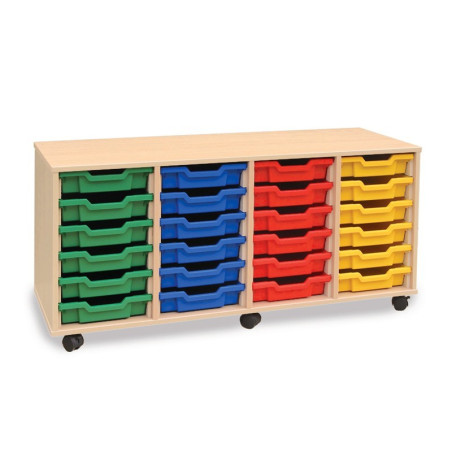 4x6 24 Shallow Tray Storage Unit