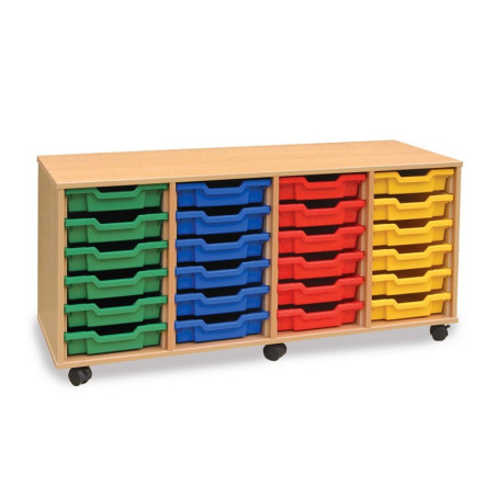 4x6 24 Shallow Tray Storage Unit