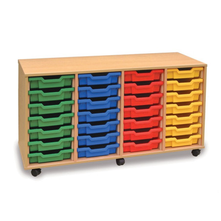 28 Shallow Tray Storage Unit