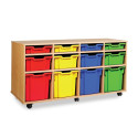 12 Tray Mobile Storage Unit