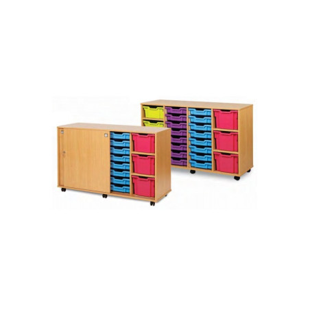 Sliding Door Tray Storage