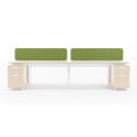 D9 Twin Desk Screens