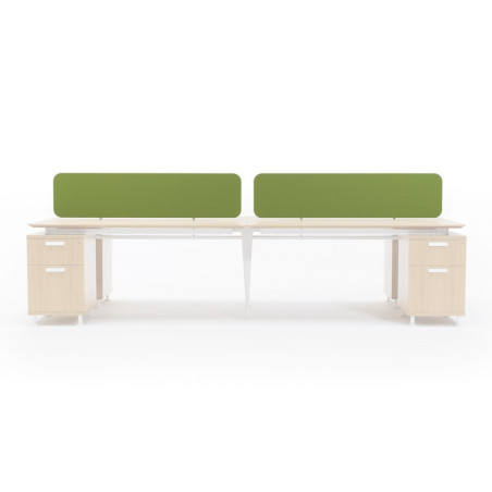 D9 Twin Desk Screens