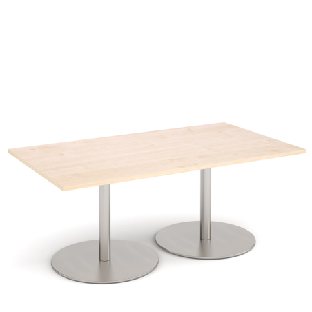 Teritral Boardroom Table - 5 Finishes, Steel or Black Base