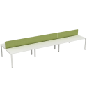 K1 Six Bench Desks