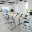 Sit-Stand Meeting Table - Height Adjustable, 5-Year Guarantee