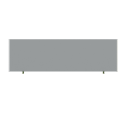 Delta 2 Straight Desk Screen