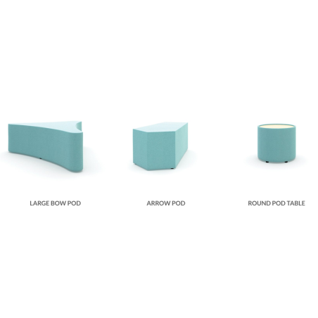 Modular-Pod Range - Flexible Seating for Unlimited Configurations