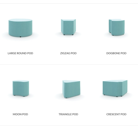 Modular-Pod Range - Flexible Seating for Unlimited Configurations