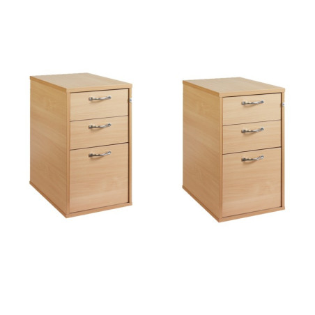Falcon 3 Drawer Desk High Pedestal