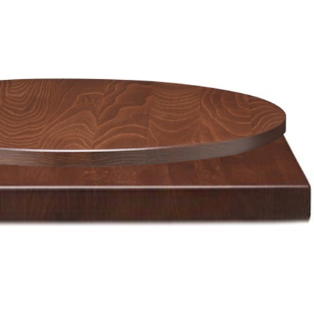 50mm Solid Ash Polished Walnut